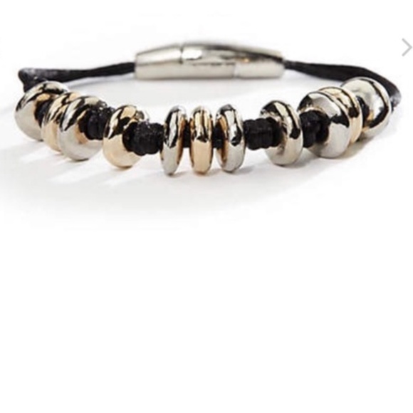 J. Jill NEW Sculpted Mixed-metal Station Bracelet NWT - Picture 2 of 5